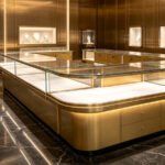 Customized luxury high-end display cabinets for jewelry and accessories 4 zhuoguier factory