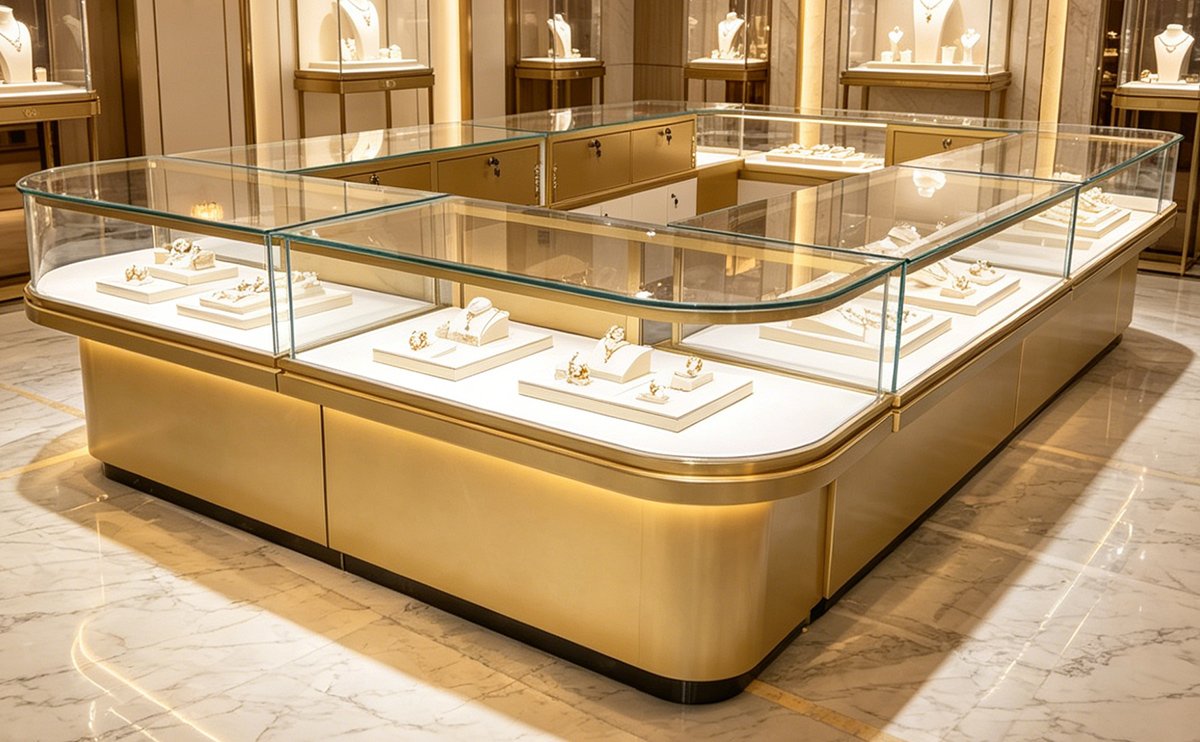 Custom Jewelry Glass Display Cabinets