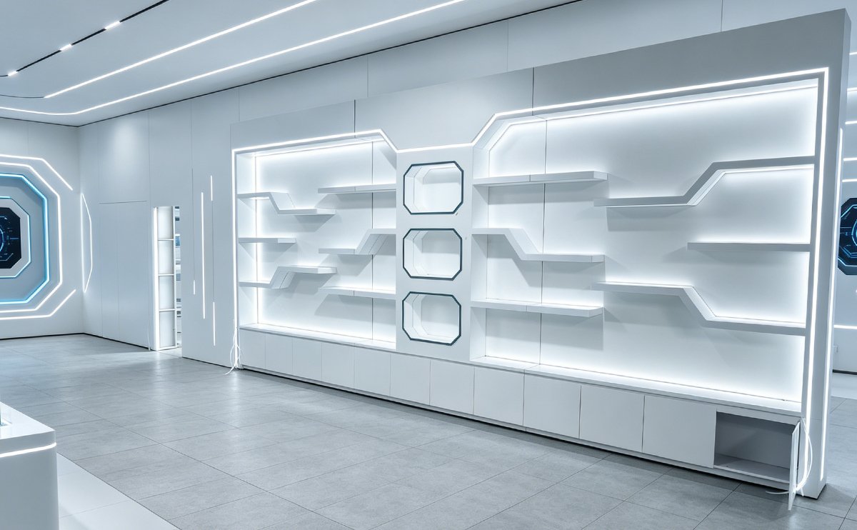 Customized Technology Product Display Cabinets