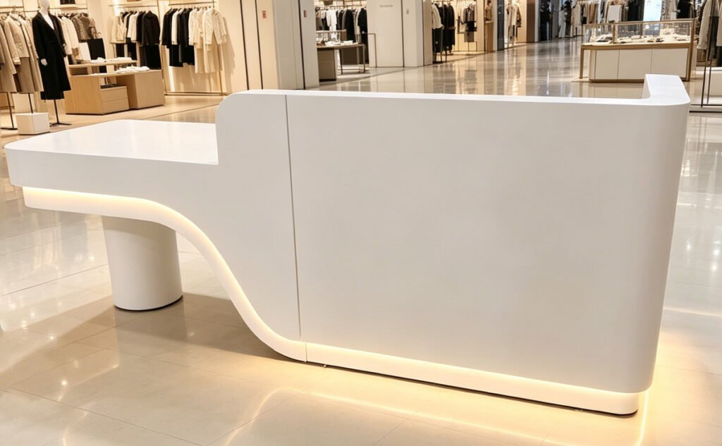 Customized fashion and minimalist consultation desk