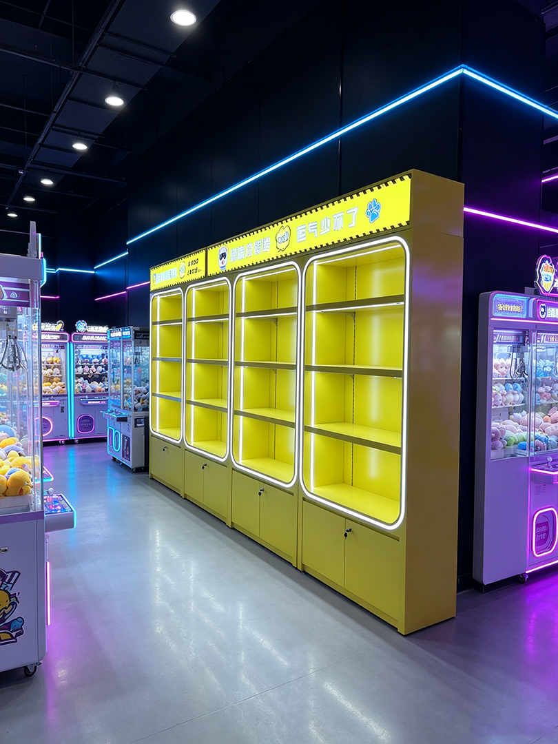 Toys City Game Console Neon LED Display Cabinet zhuoguier factory